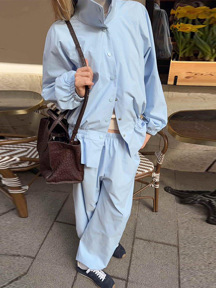 Coat Rack Standing - Casual Solid Pleated Women Coat Trouser