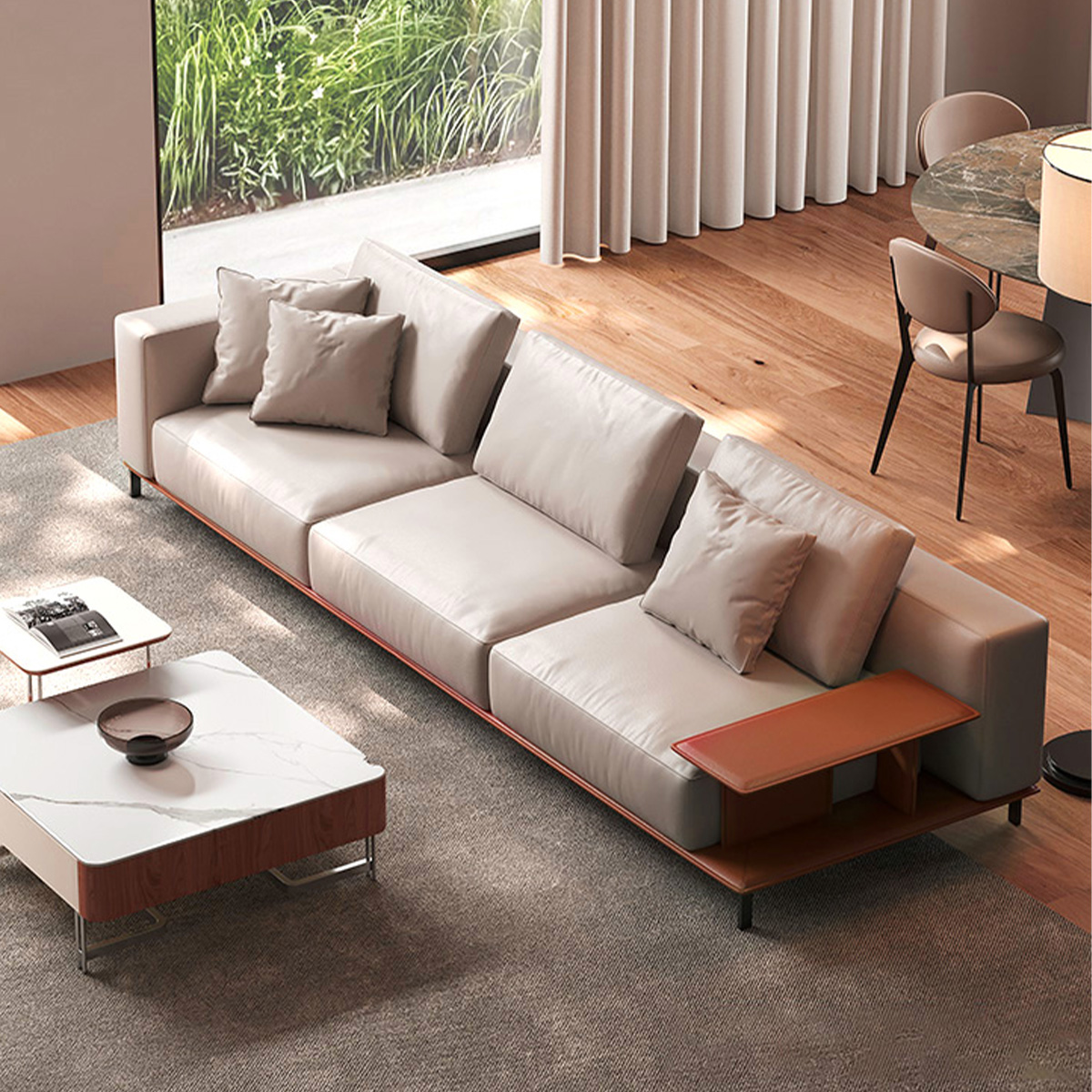 Office Furniture Luxury - Modern Business Office Sofa Coffee Table