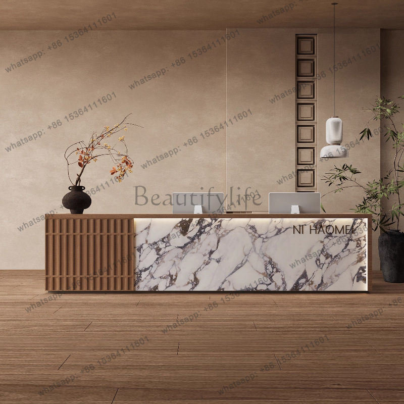 Office Furniture Logo - store business counter Customer center beauty