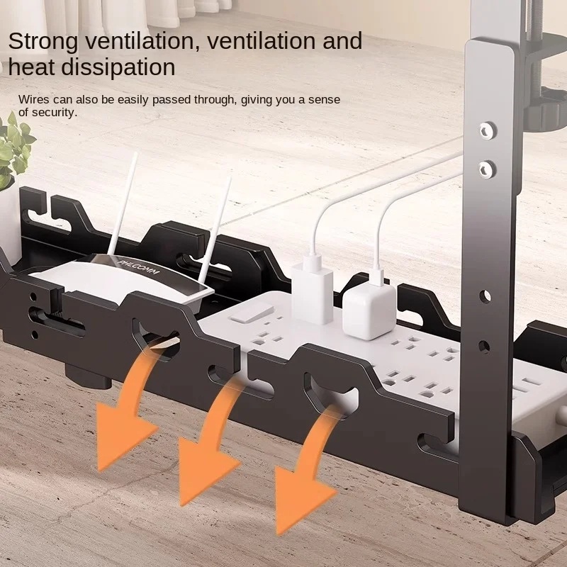 Under-Desk Metal Cable Holder  - Cable Tray Under Desk 评论和价格