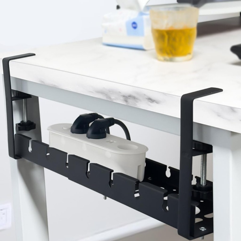 Heavy Duty Retractable Cable O - Cable Tray Under Desk 评论和价格