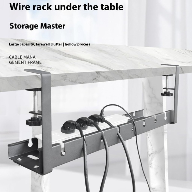 Heavy Duty Retractable Cable O - Cable Tray Under Desk 评论和价格