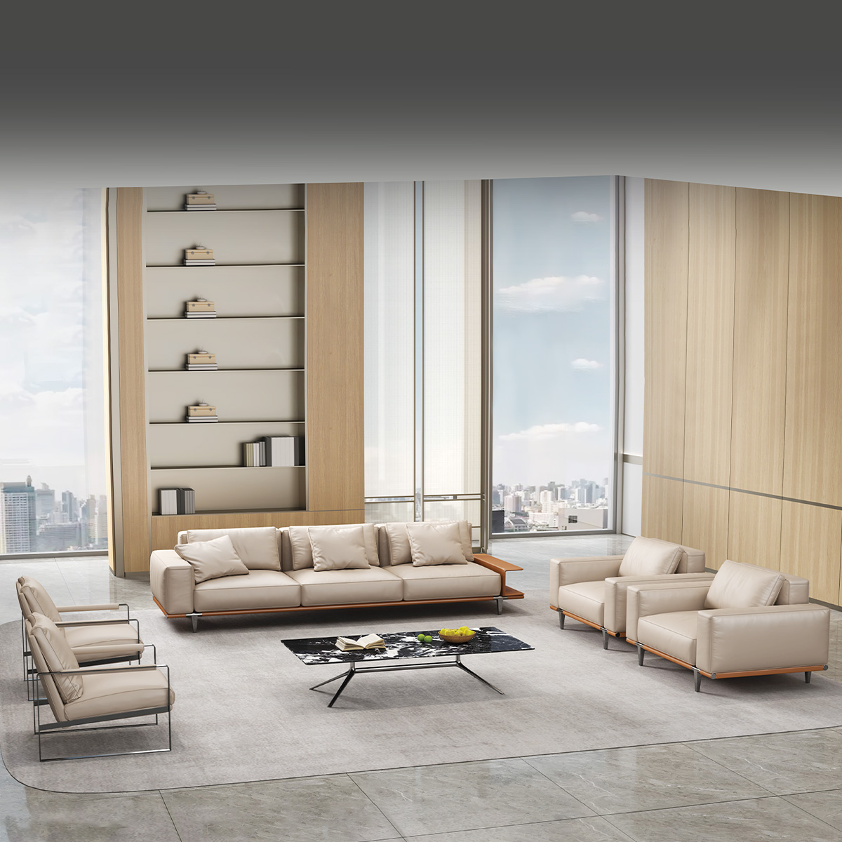 Modern Business Office Sofa Co - Office Furniture Luxury 评论和价格