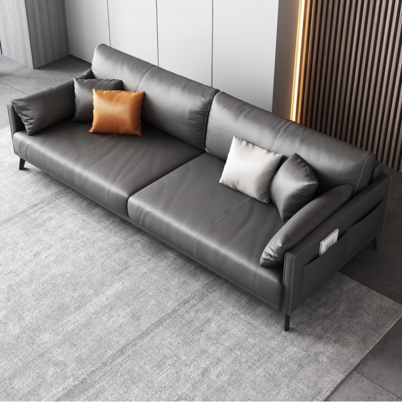 Cowhide Business Office Sofas  - Office Furniture Luxury 评论和价格