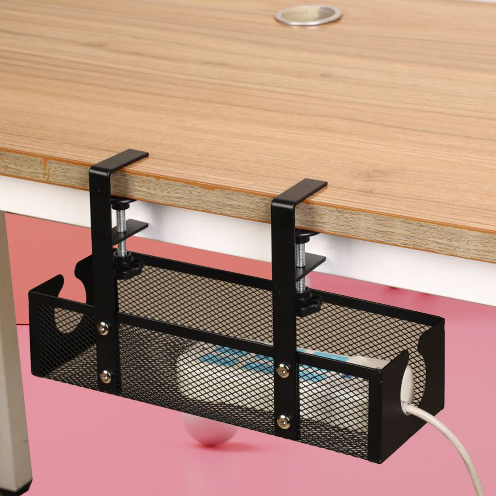 Wire Organizer Metal Under Des - Cable Tray Under Desk 评论和价格