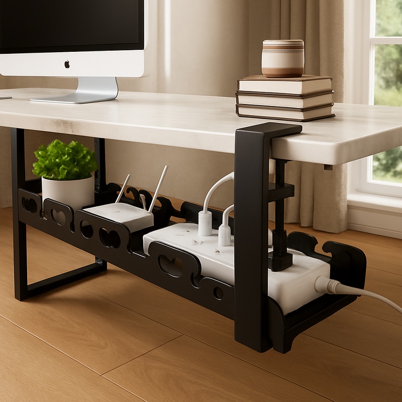 Under-Desk Metal Wire Tray for - Cable Tray Under Desk 评论和价格