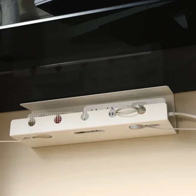 No Drilling Under Desk Cable T - Cable Tray Under Desk 评论和价格