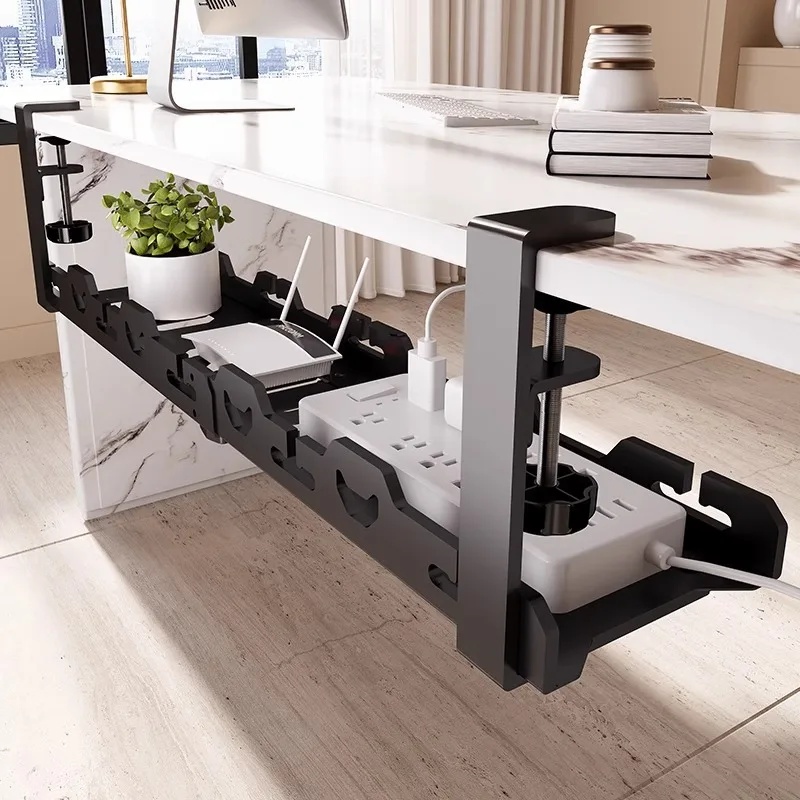 Telescopic Under Table Storage - Cable Tray Under Desk 评论和价格