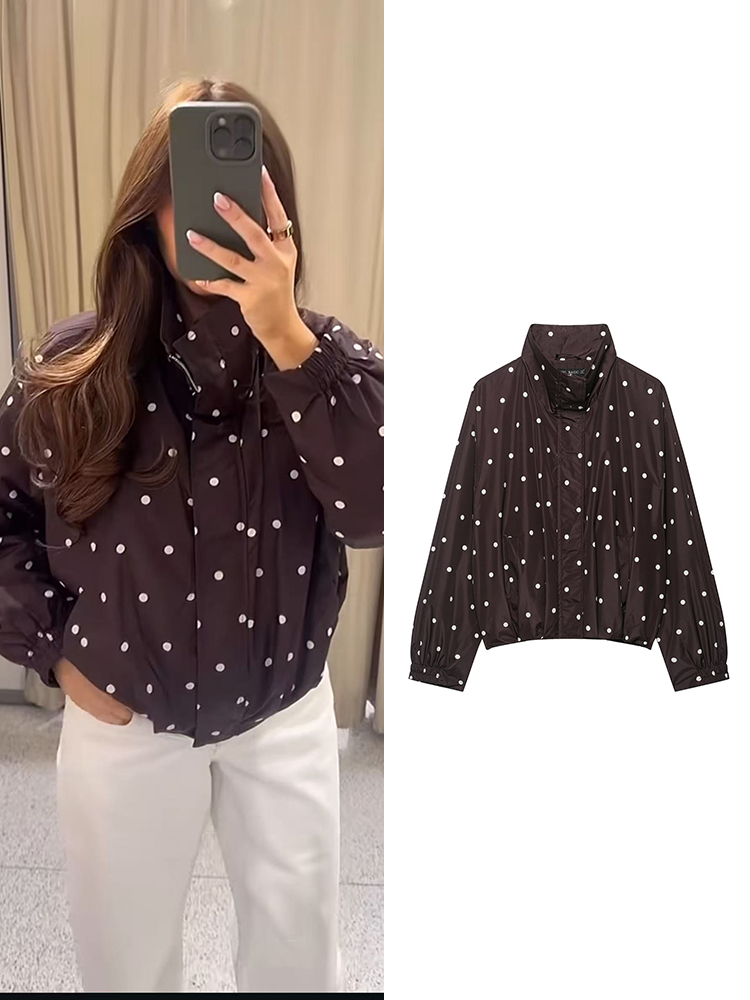 TFMLN Vintage Polka Dot Crop J - Coat Rack Standing 评论和价格
