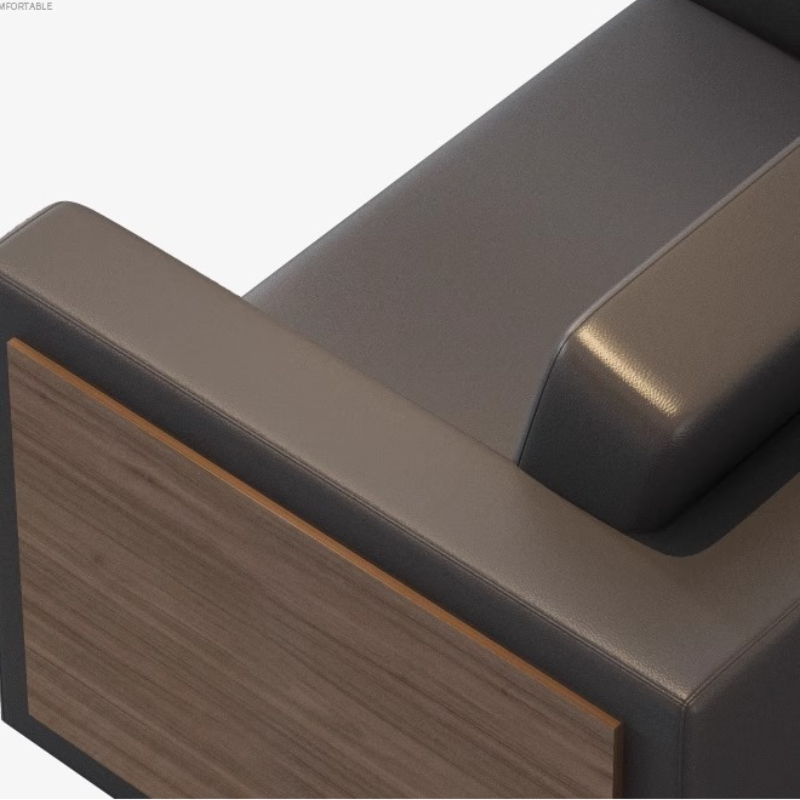 Wooden Cowhide Office Sofas Co - Office Furniture Luxury 评论和价格
