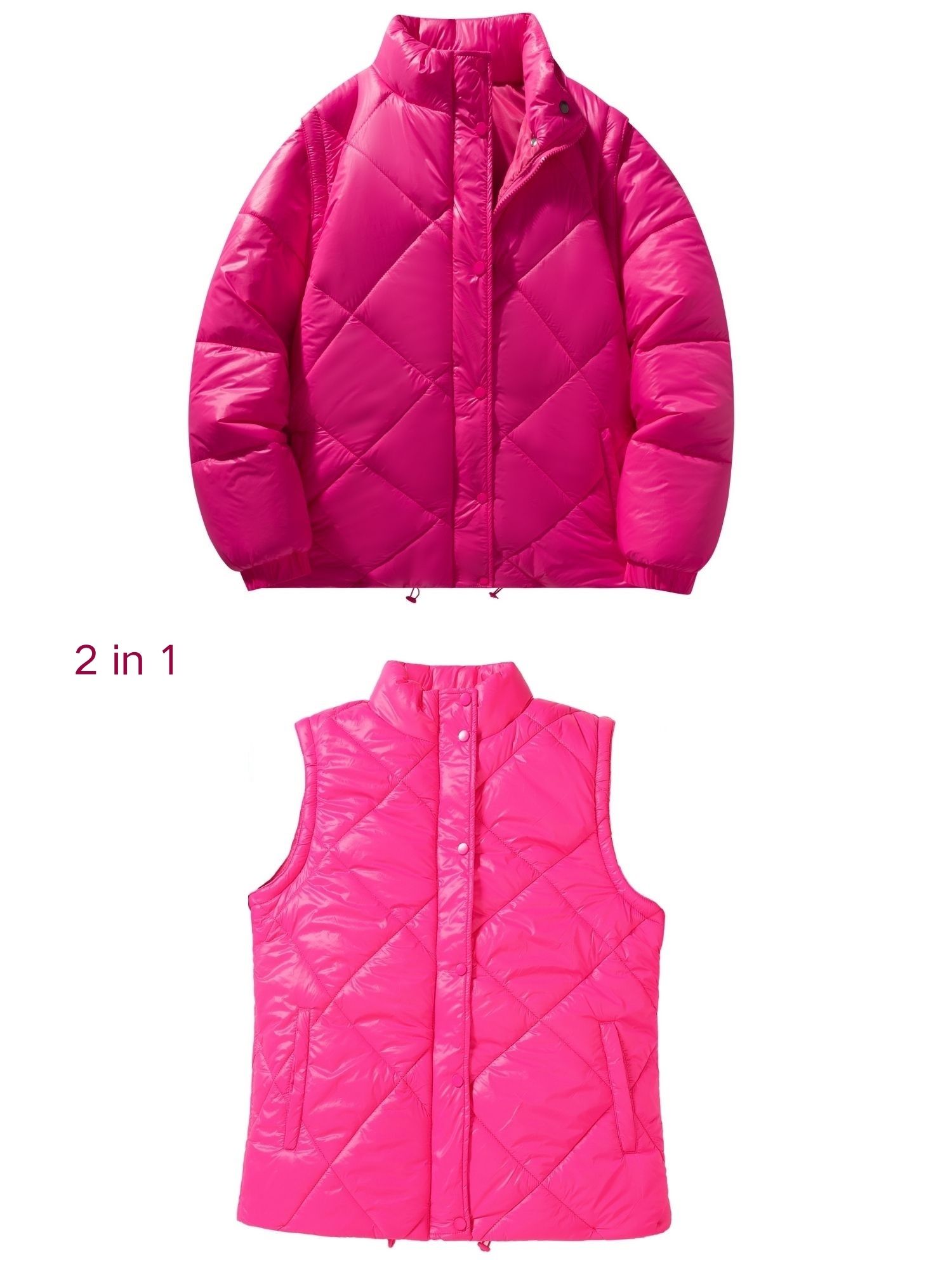 Plus Size Women's Winter Jacke - Coat Rack Standing 评论和价格