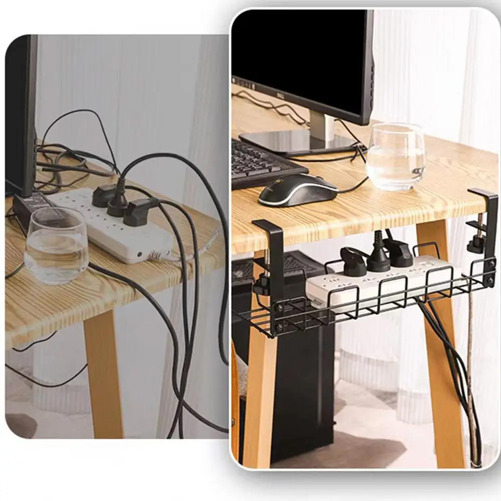 Cable Management Box Under Des - Cable Tray Under Desk 评论和价格